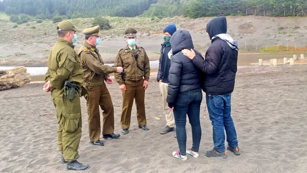 En Cobquecura ya se había desplegado carabineros por la desaparición de tres jóvenes.