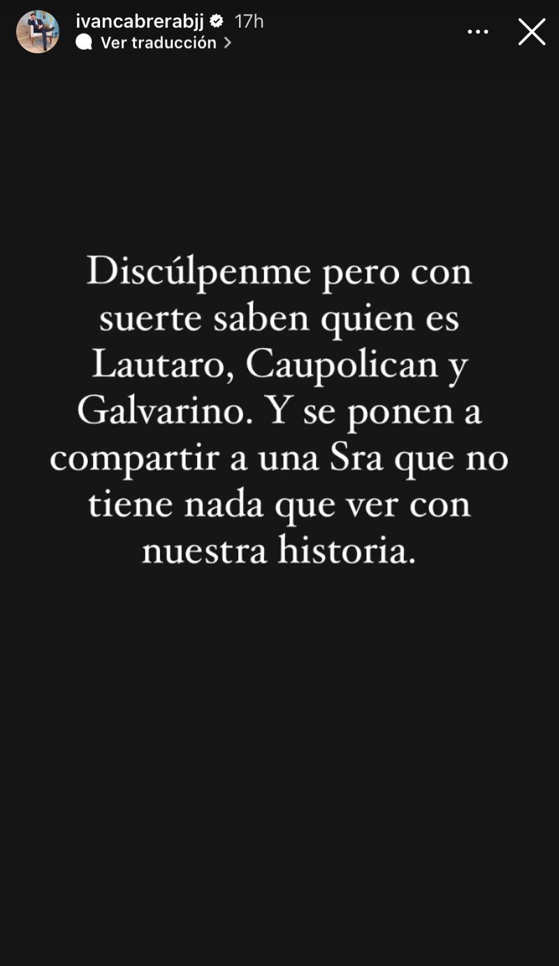 Historia de Iván Cabrera | Fuente: Instagram