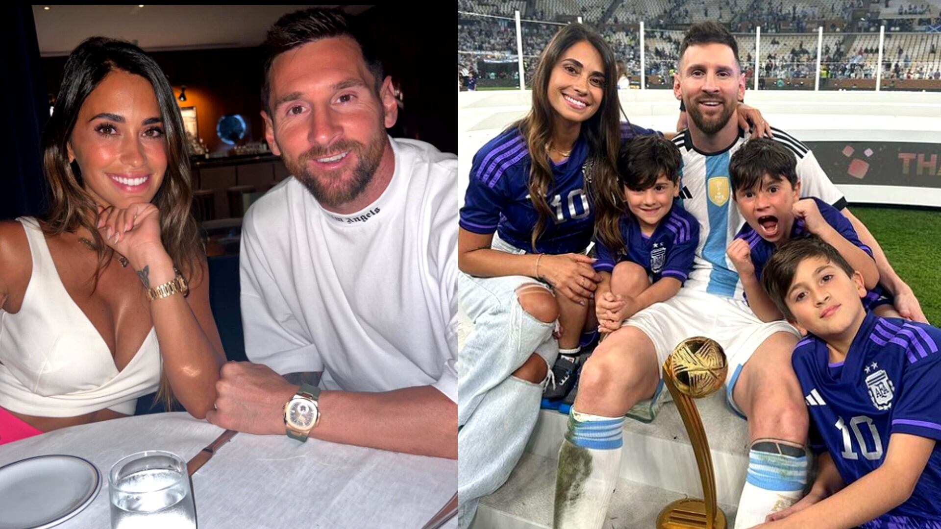 Quédate con alguien que se sienta orgulloso a tu lado: veces en las que Messi presumió a Antonela