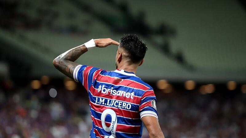 “Una noche muy especial para mí”: Lucero no da más de felicidad en Fortaleza tras anotar un doblete en Libertadores