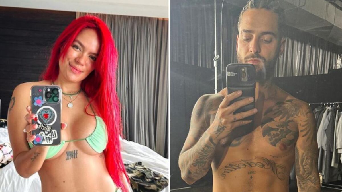 Lo que nunca se imaginaron los fans es que el cantante Maluma les quitaría la primicia de Karol G