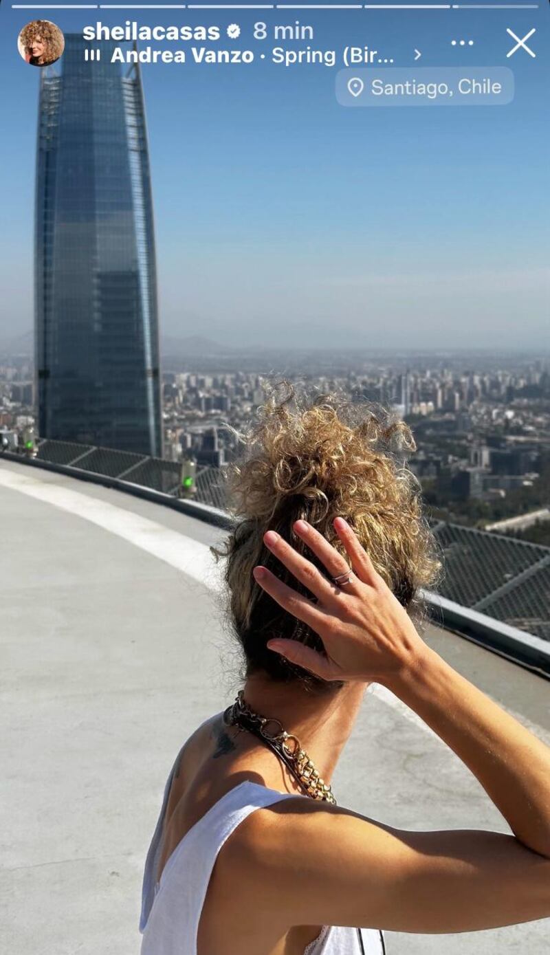 Historia de Instagram de @sheilacasas