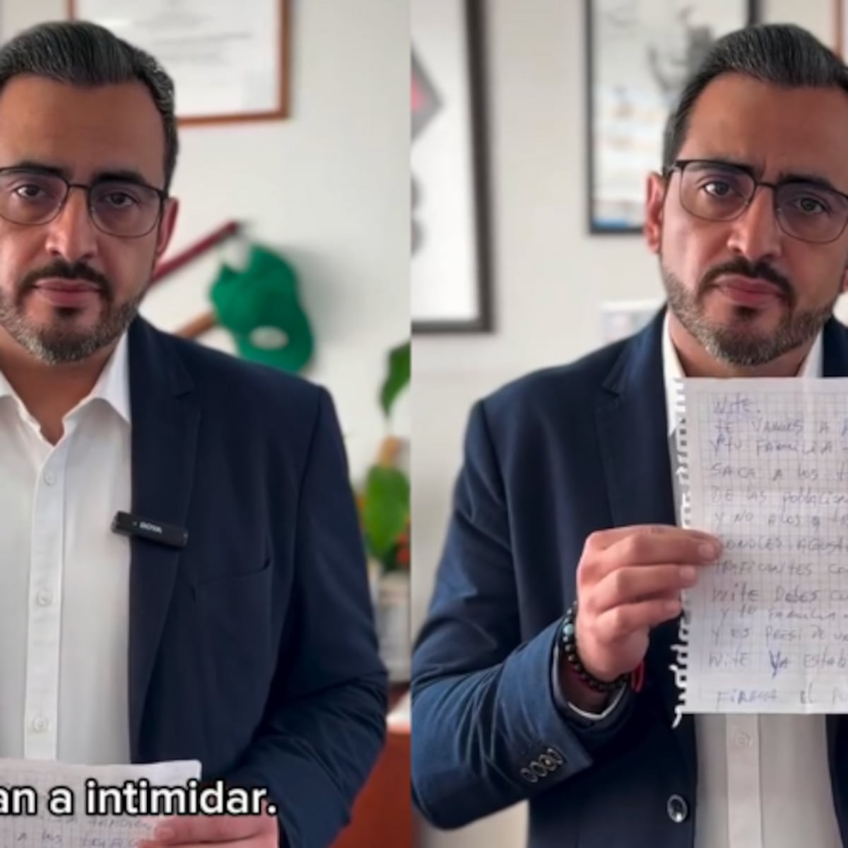 Alcalde de San Bernardo recibe amenazas de muerte Alcalde de San Bernardo recibe amenazas de muerte