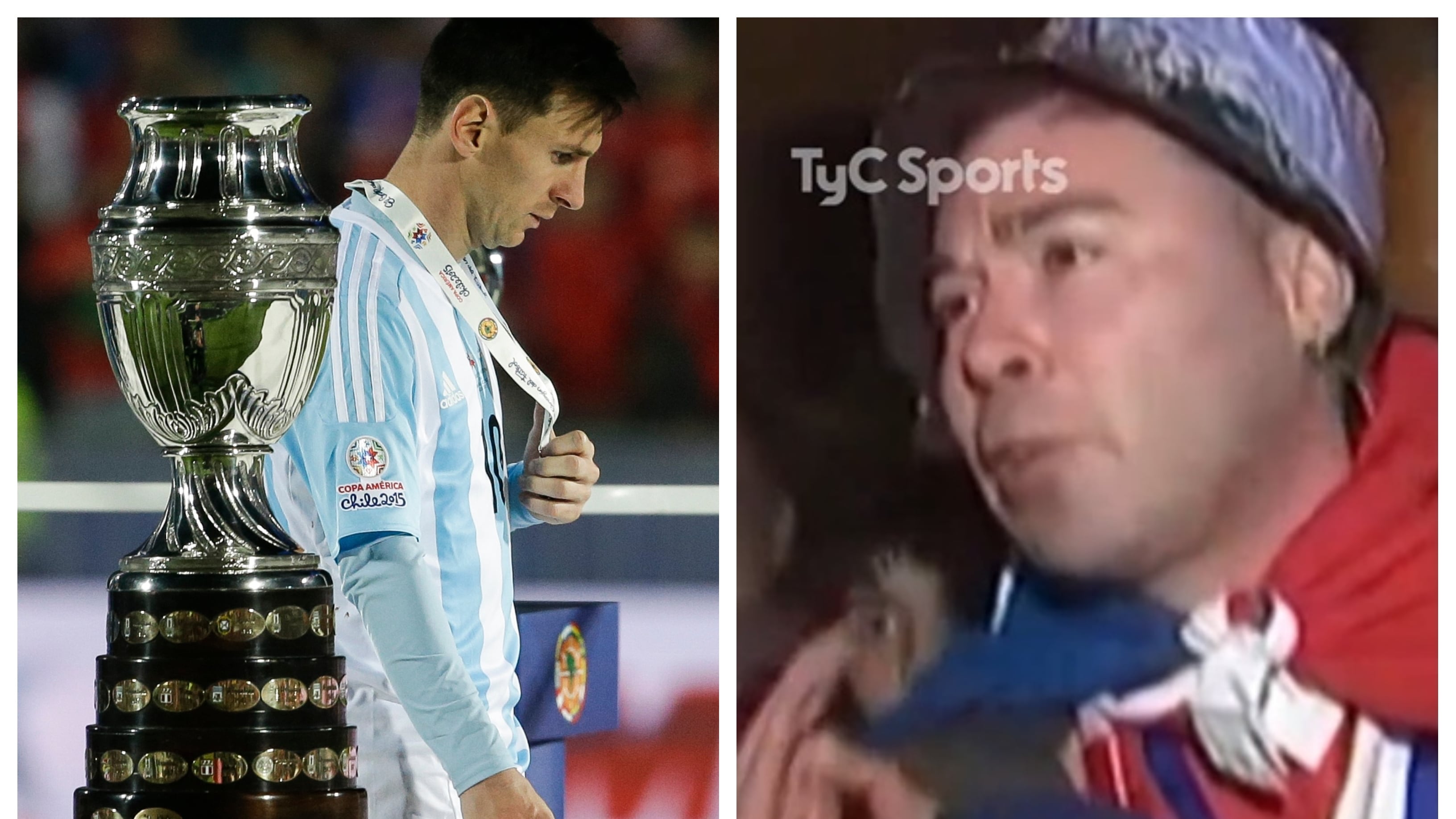 Los hinchas chilenos se enfrascaron en una tensa discusión con un periodista argentino de TyC Sports que les preguntó si el Chile-Argentina era un clásico.