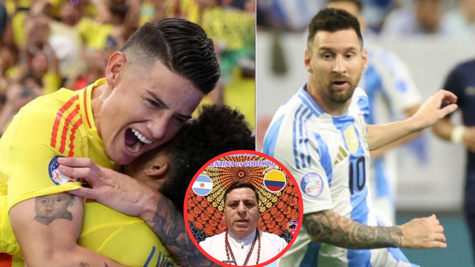 Vidente predicción Colombia vs Argentina