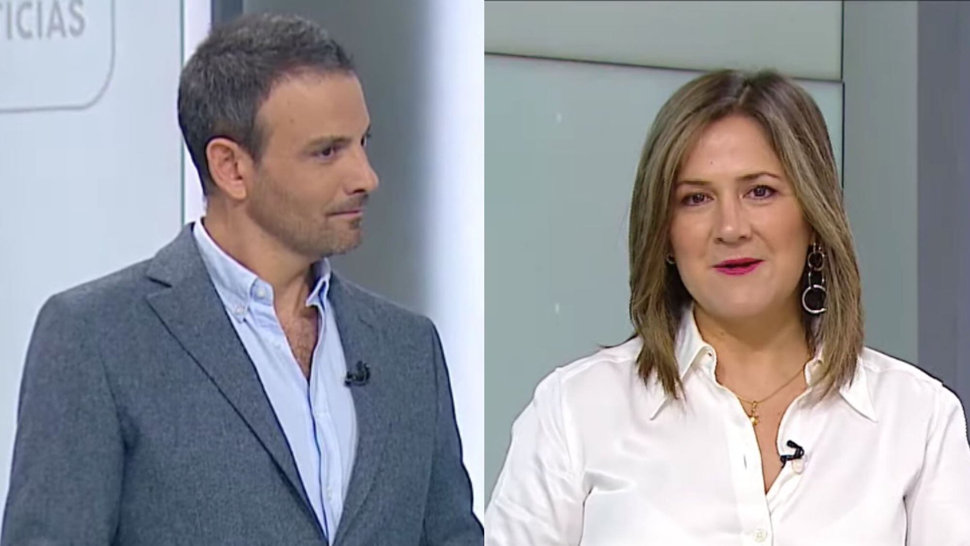 Gonzalo Ramírez y Michelle Adam en Meganoticias | Captura: YouTube