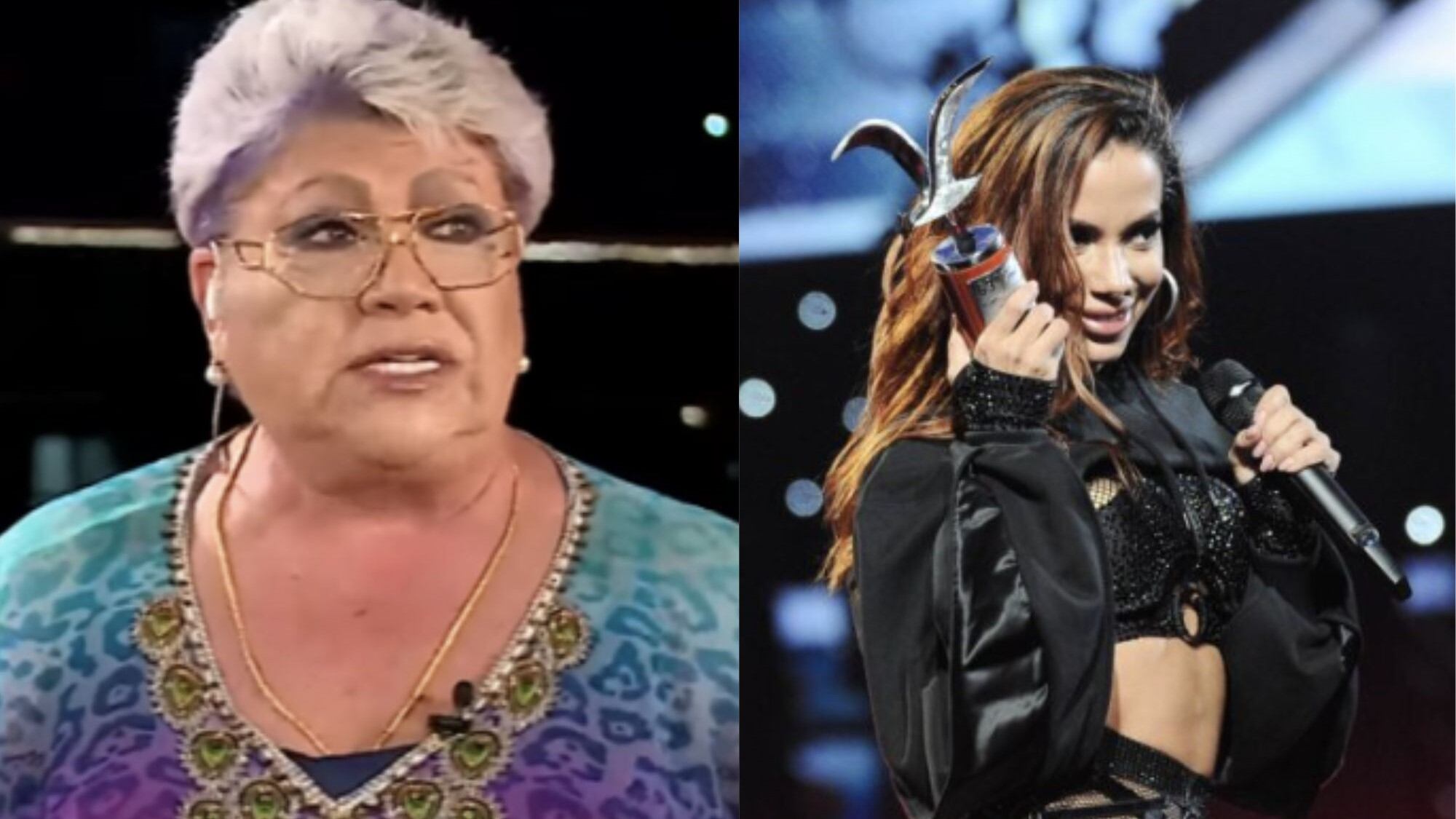 Patricia Maldonado y Anitta en el Festival de Viña