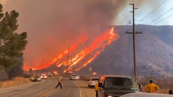 Los Ángeles en alerta por nuevo incendio: Miles de personas deben ser evacuadas