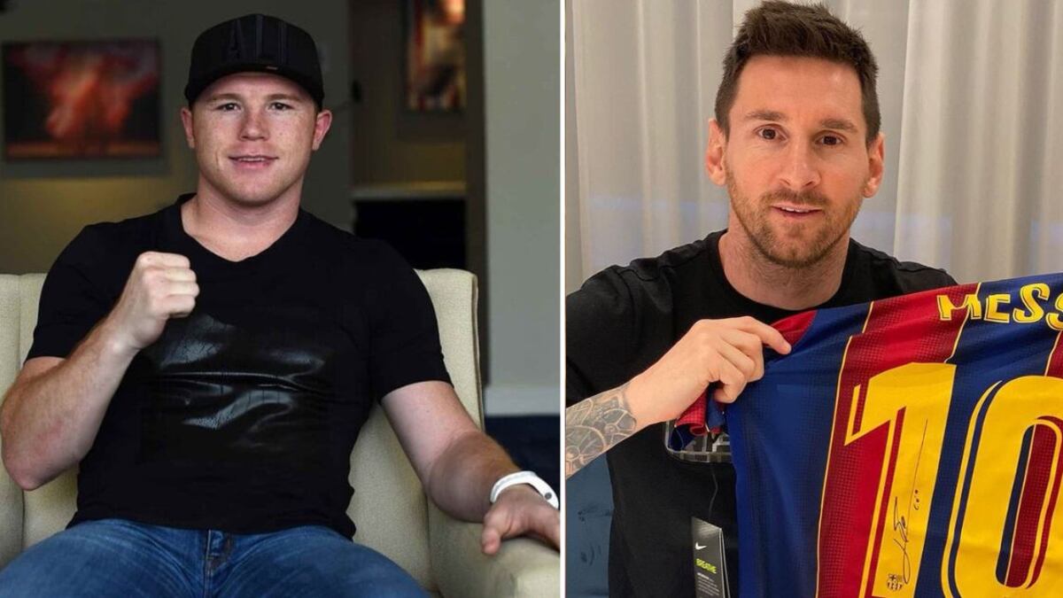 Saúl 'Canelo' Álvarez / Lionel Messi
