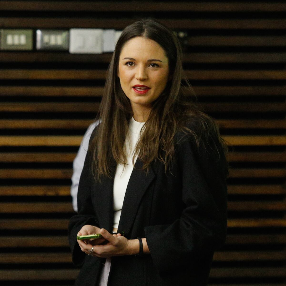 Irina Karamanos entrega pruebas a fiscalía por caso Procultura Irina Karamanos entrega pruebas a fiscalía por caso Procultura