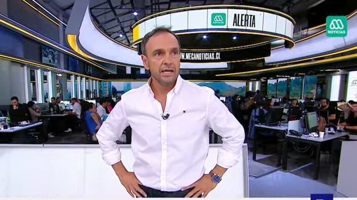 En su regreso al noticiario de Mega, el periodista pidió este 10 de marzo que "no empiecen a cruzar cosas" luego de su frustrado paso al matinal "Mucho Gusto".