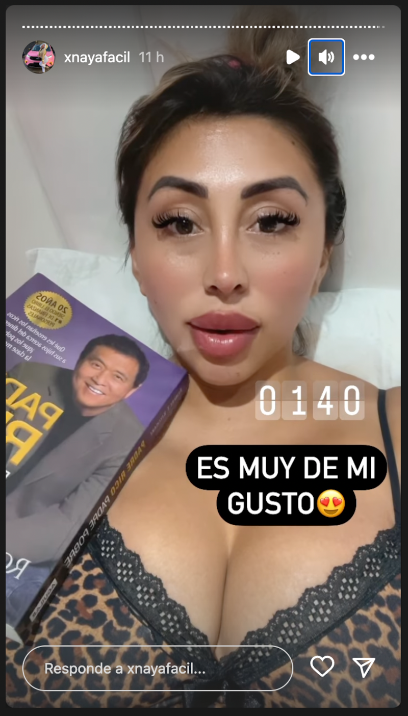 Historias Naya Fácil - Fuente: Instagram