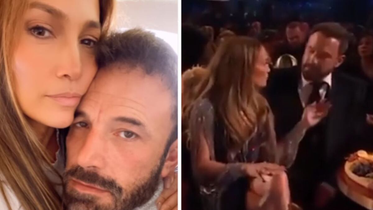 Revelan lo que se dijeron Jennifer López y Ben Affleck en los Grammy 2023