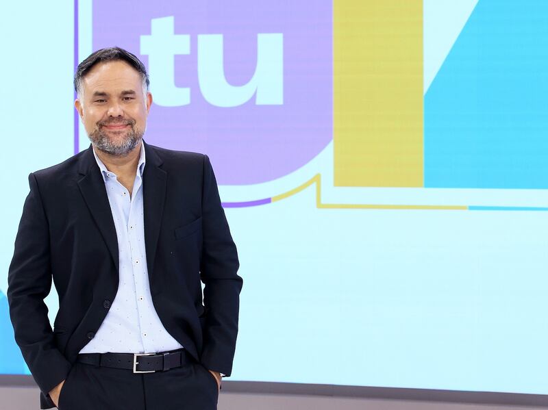 Gianfranco Marcone, meteorólogo de Canal 13 y panelista de “Tu día”.