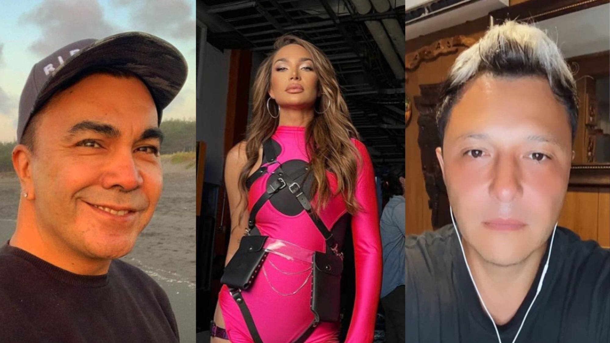 Lisandra Silva, Luis Sandoval y Sergio Rojas | Instagram