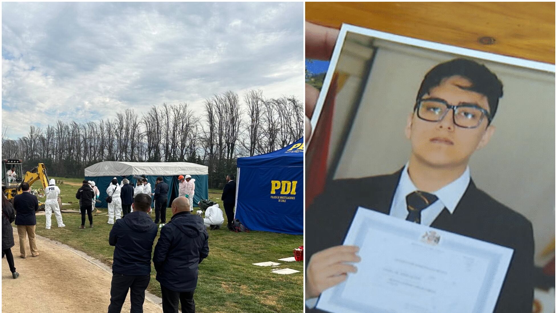 Exhumación de Franco Vargas