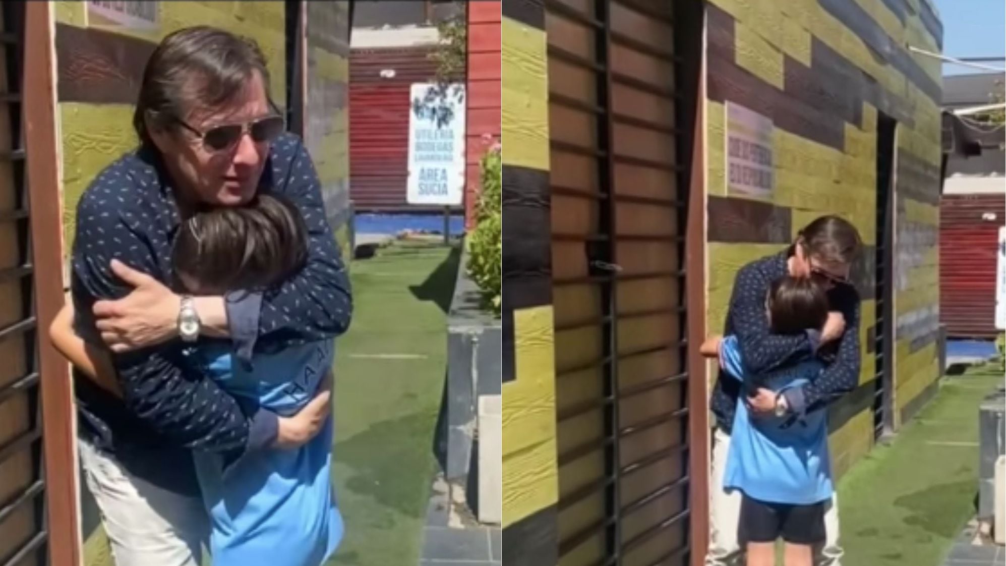 Claudio Fariña y su hjio | Instagram