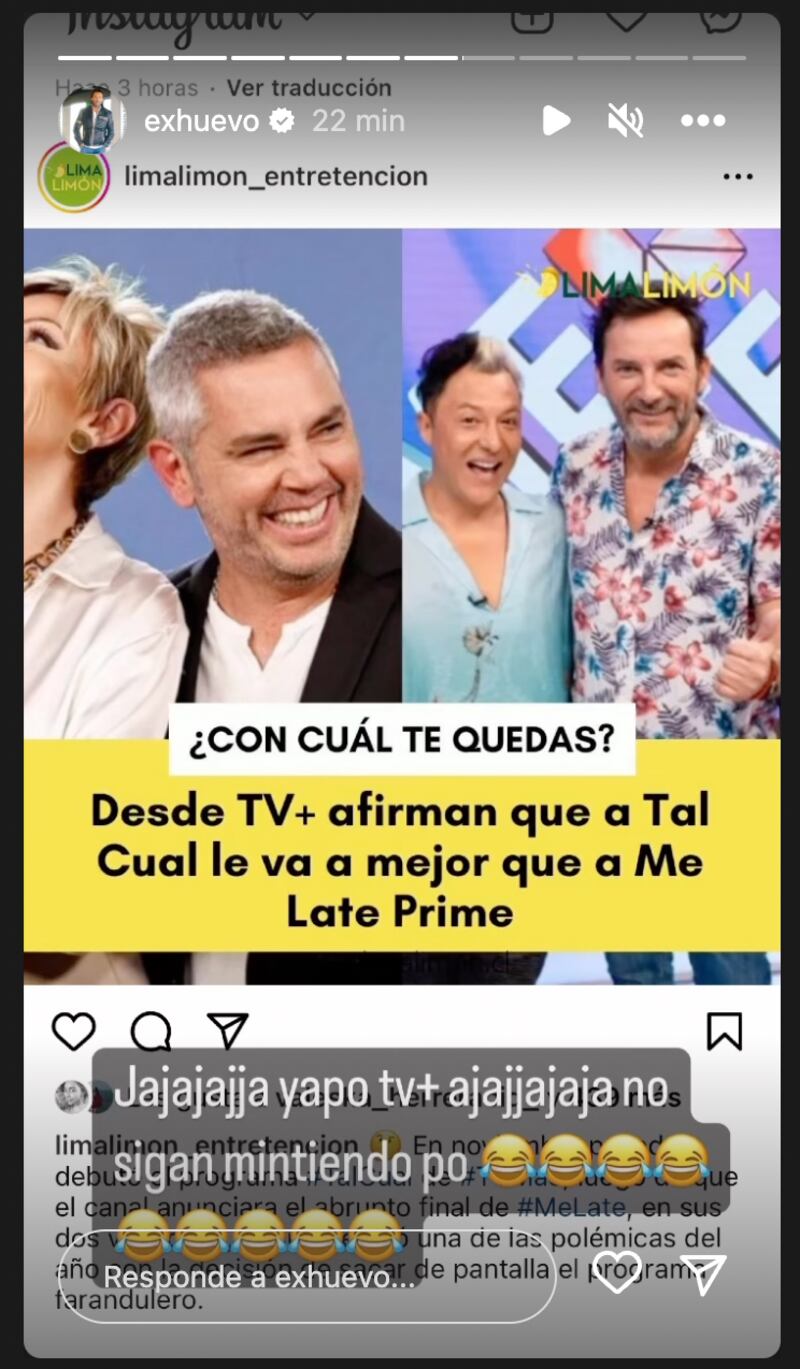 Historias de Daniel Fuenzalida | Fuente: Instagram