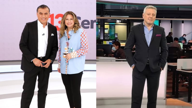 Ramón Ulloa, Soledad Onetto y Juan Manuel Astorga | Fuente: Gentileza Canal 13 e Instagram @jumastorga