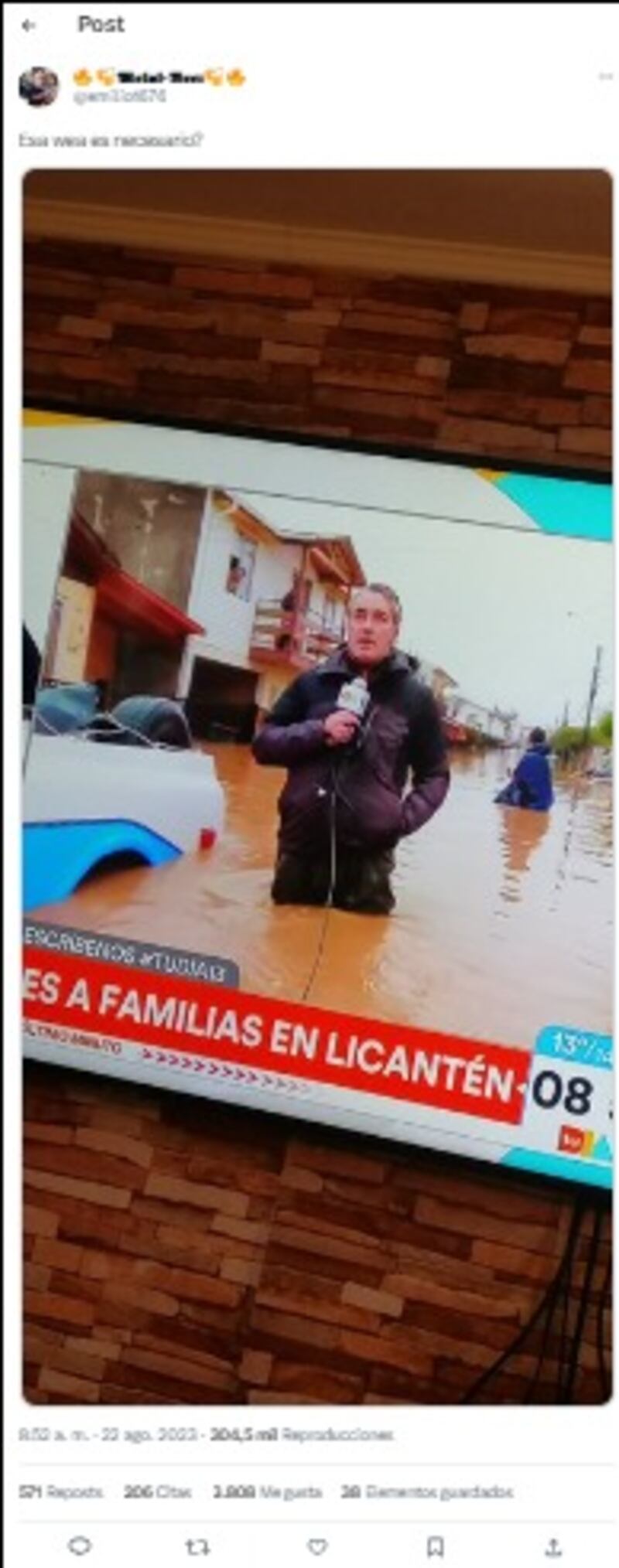 Captura de Twitter
