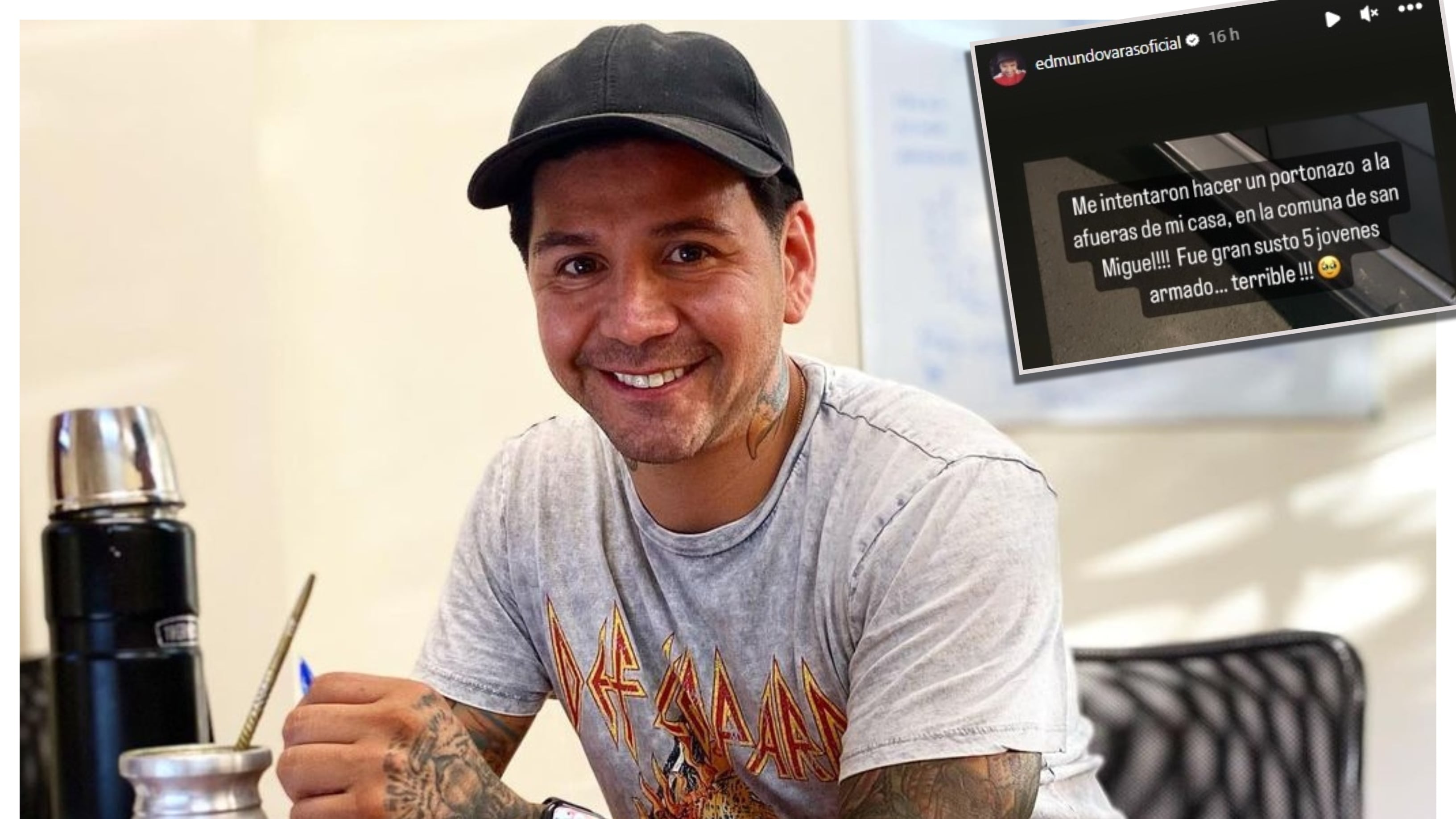 El exchico reality contó en su Instagram los detalles del portonazo que le hicieron en San Miguel.