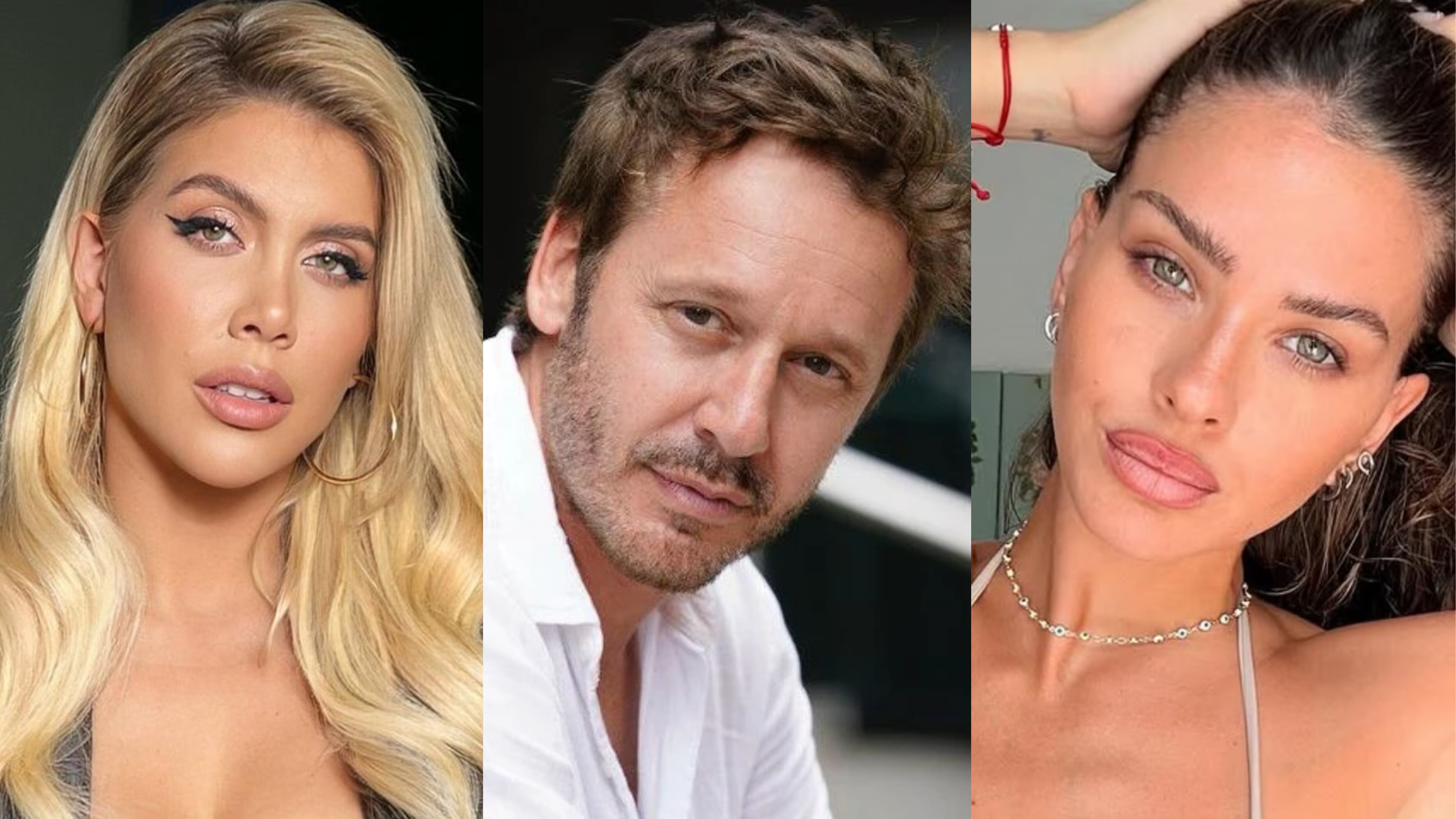 Wanda Nara, Benjamín Vicuña y Eugenia "China" Suárez