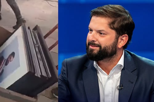 Comienzan los preparativos del cambio de mando: retiran fotos de Gabriel Boric en La Moneda