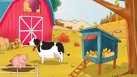 Encuentra la gallina oculta en la imagen.