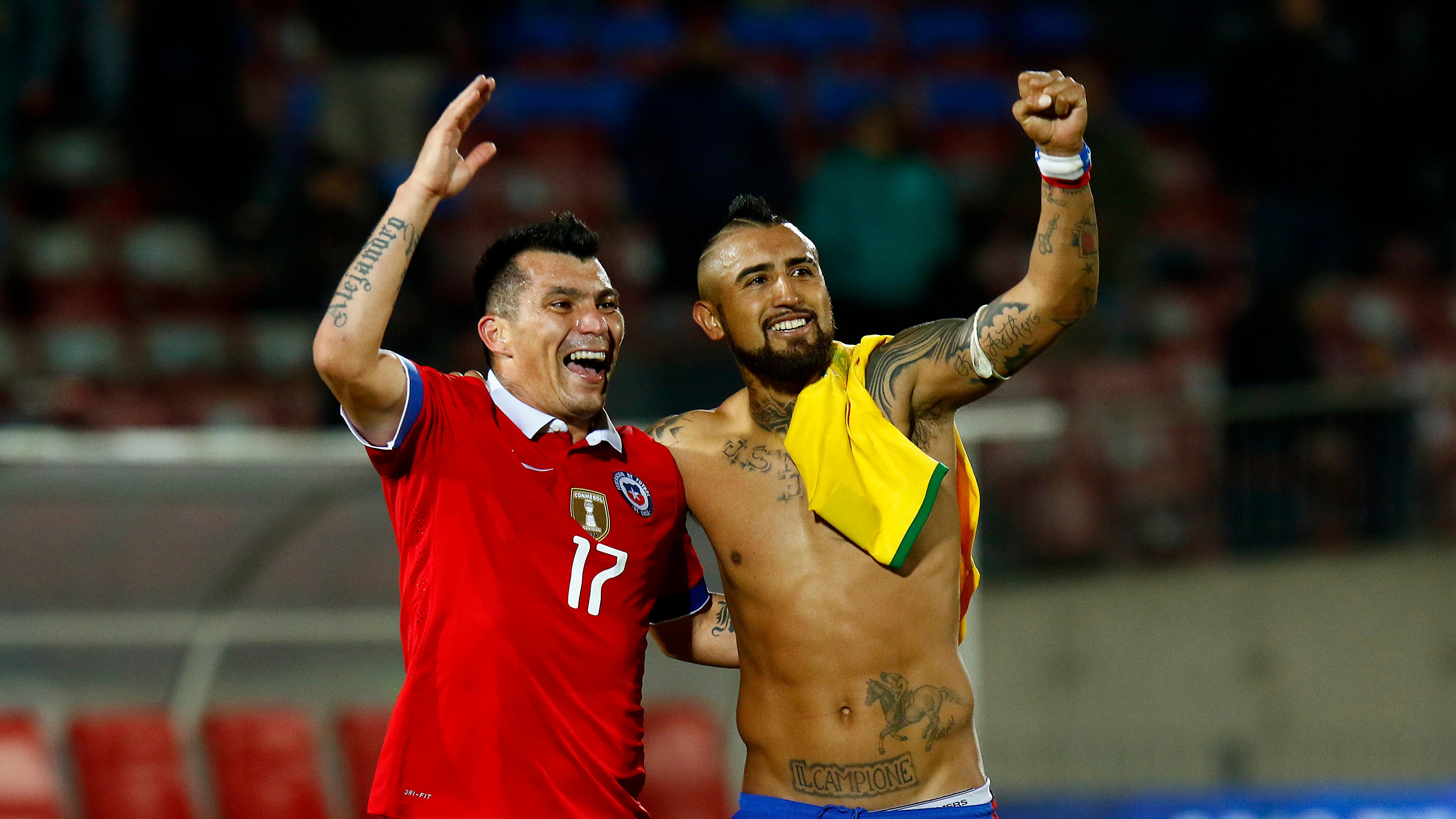 Gary Medel y Arturo Vidal