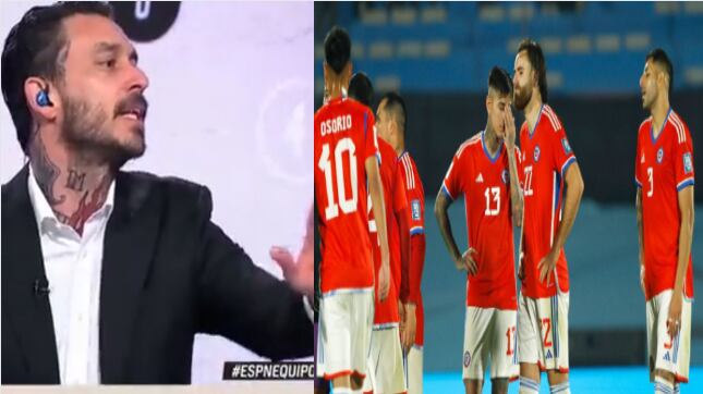 El exfutbolista Mauricio Pinilla, actual comentarista de ESPN, se fue en picada contra dos jugadores de la selección chilena quienes habría sido cero aporte en el partido de visita ante Uruguay en el estadio Centenario de Montevideo, donde La Roja cayó por tres goles a uno, quedan en los cuatro últimos lugares de la tabla de posición.
“Esto fue un baño de realidad. Estamos, lamentablemente, muy por debajo de potencias. Dudábamos por ahí si el equipo de Uruguay iba a engranar en la metodología de Bielsa, si sería ese equipo dominante, avasallador”, partió comentado Mauricio Pinilla.
