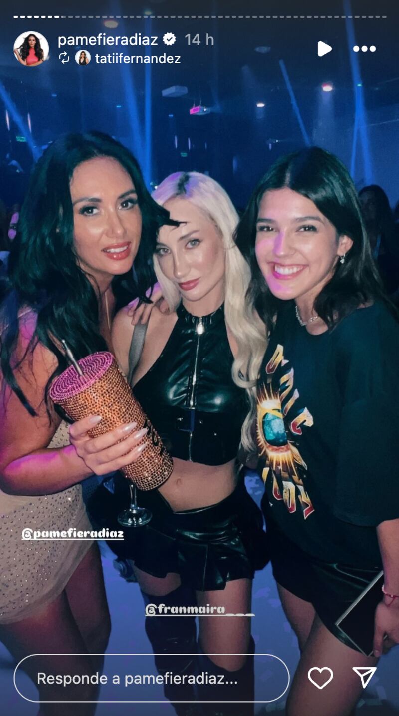 Historias de Pamela Díaz y Hoy es hoy | Captura: Instagram @pamefieradiaz y @hoyeshoy