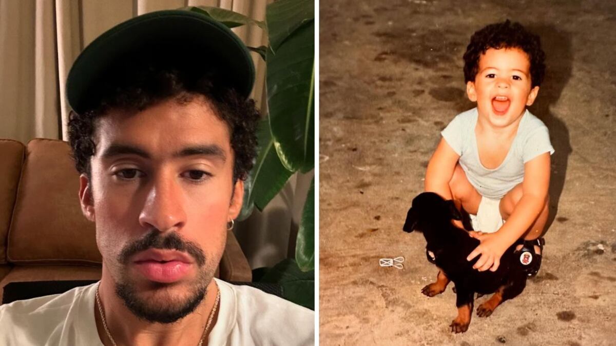 Bad Bunny recordó su infancia en Puerto Rico con la publicación de una galería de fotos de su niñez
