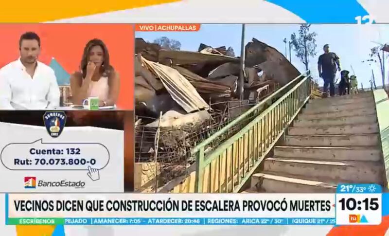 Vecinos de Achupallas construcción de escaleras agravó tragedia durante incendios