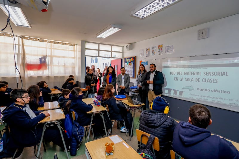 Salas sensoriales en colegios municipales