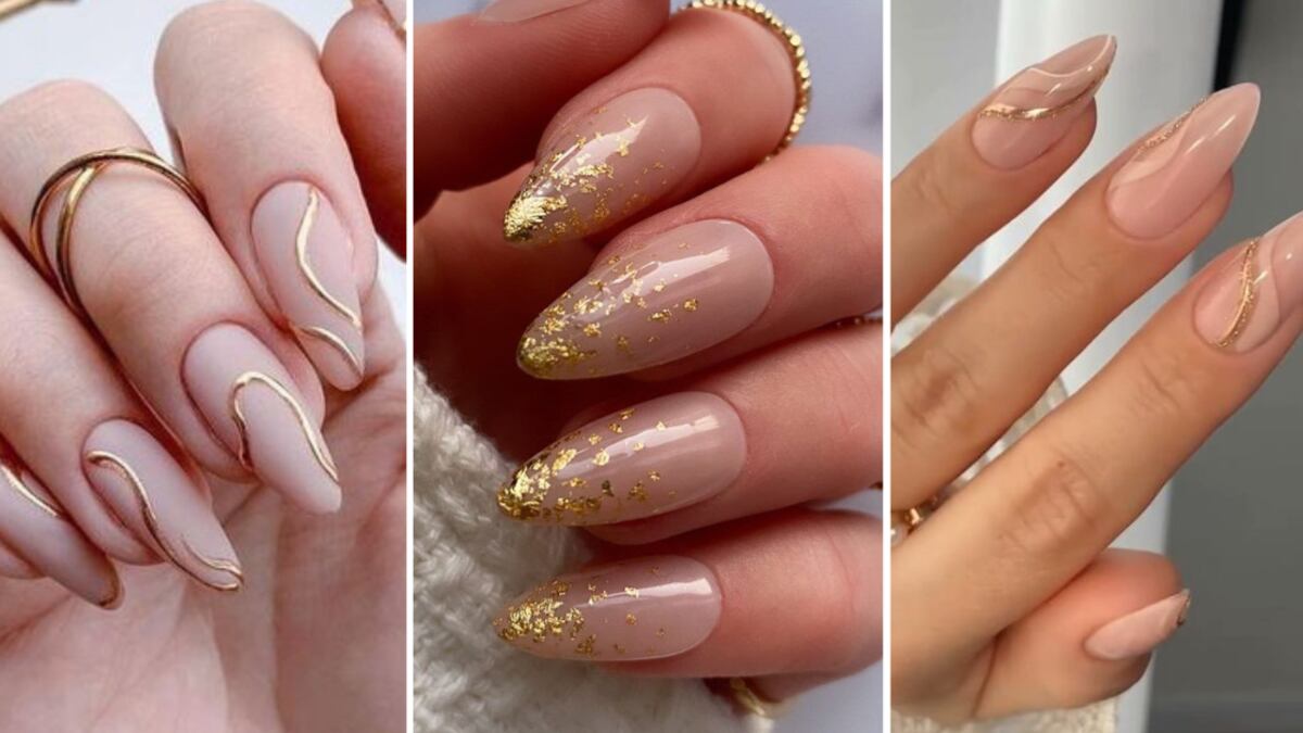 Uñas elegantes beige