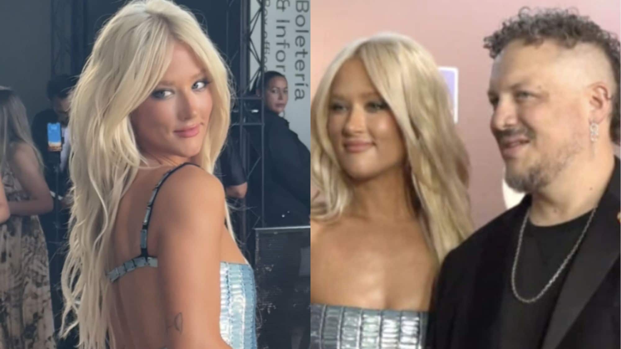 Vesta Lugg y  Tomás Leiva