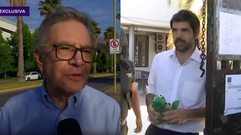 Joaquín Lavín Infante y Joaquín Lavín León | Captura: Only Fama y Meganoticias de Mega