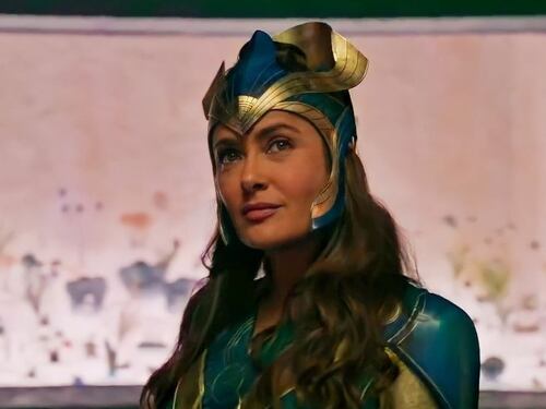 Salma Hayek reveló que Eternals le ayudó a superar uno de sus grandes miedos
