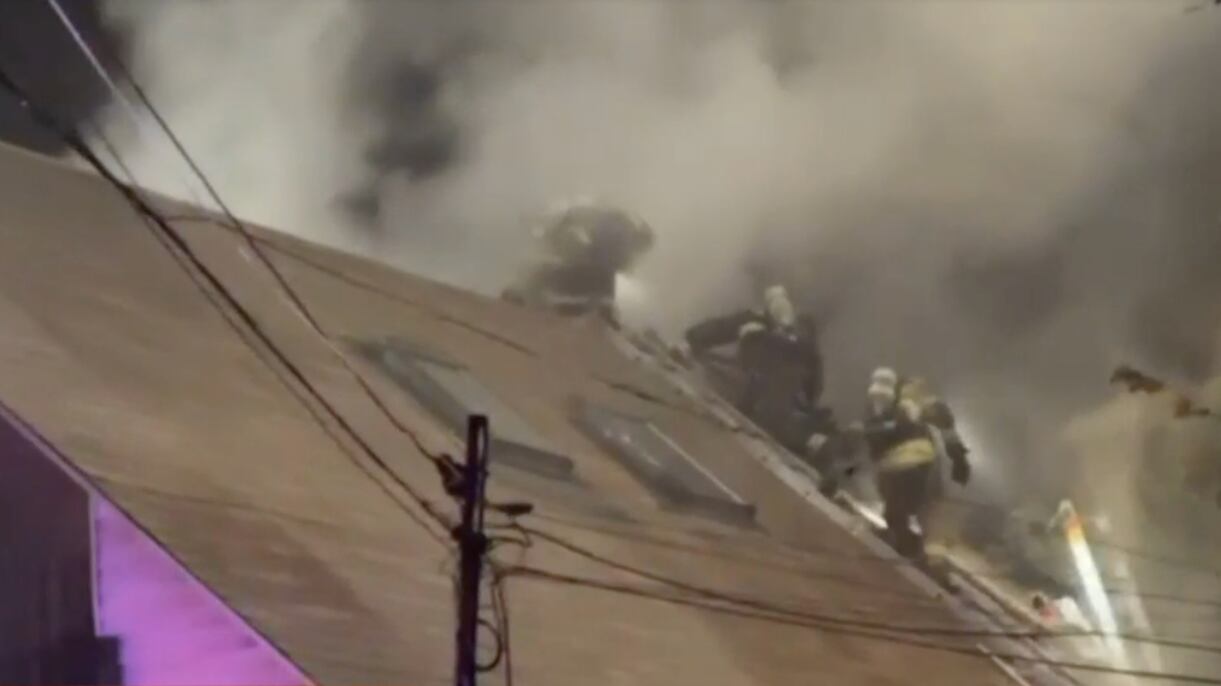 Incendio en casa de Mariana Derderián
