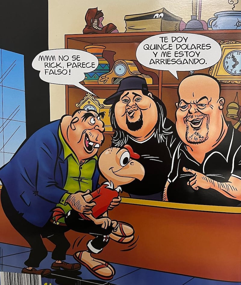 El cómic de "Condorito" bromeó con el robo de la estatua del personaje en Concepción.