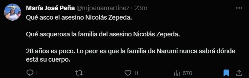 Caso de Nicolás Zepeda | X