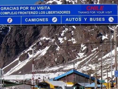 Cierran paso Los Libertadores de forma preventiva por condiciones climáticas adversas