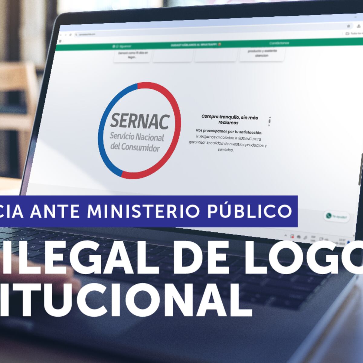 Sernac denuncia a sitios web por venta de camisetas falsificadas Sernac denuncia a sitios web por venta de camisetas falsificadas