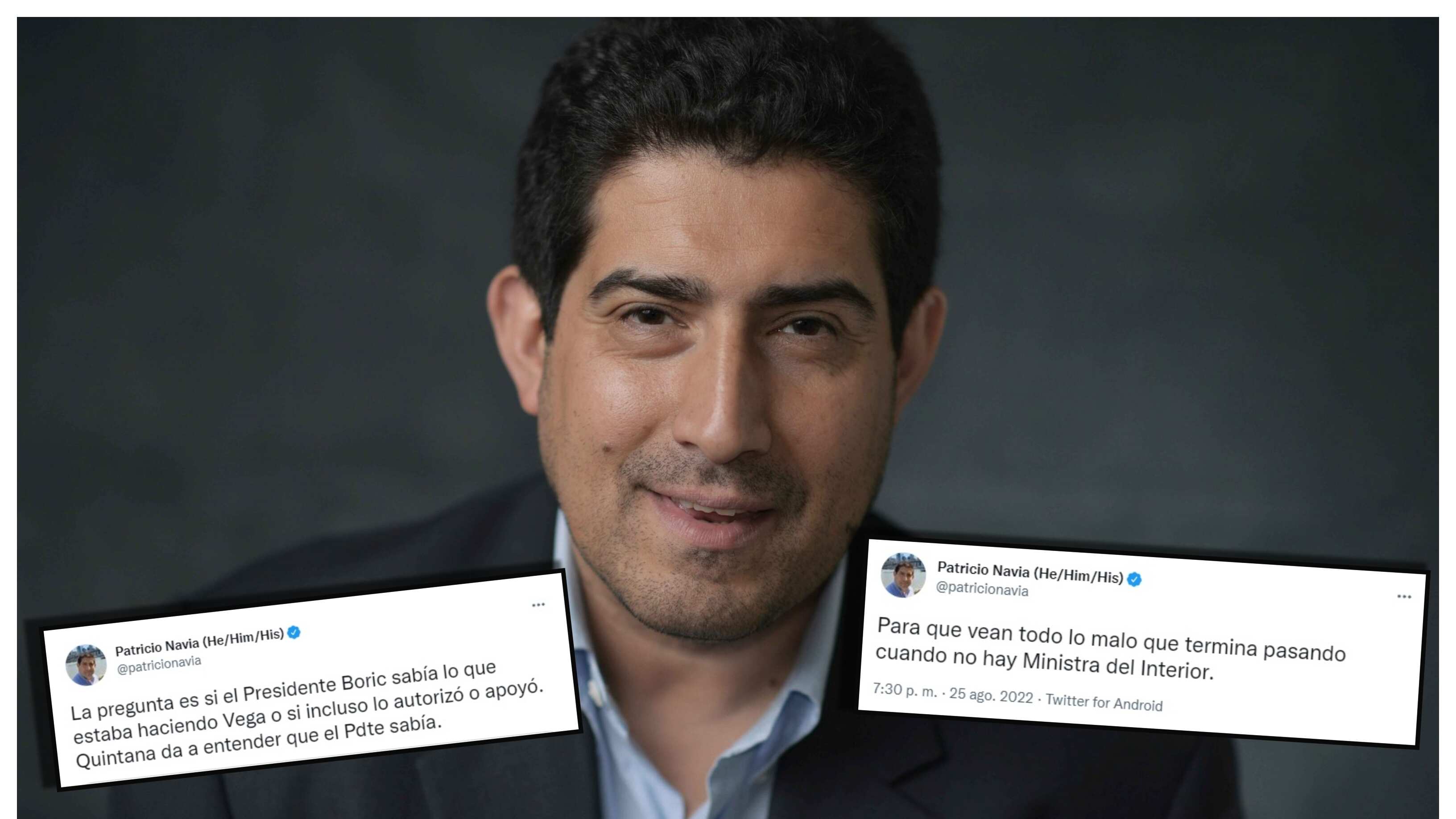 Patricio Navia publicó varios tuits criticando al Gobierno de Gabriel Boric.