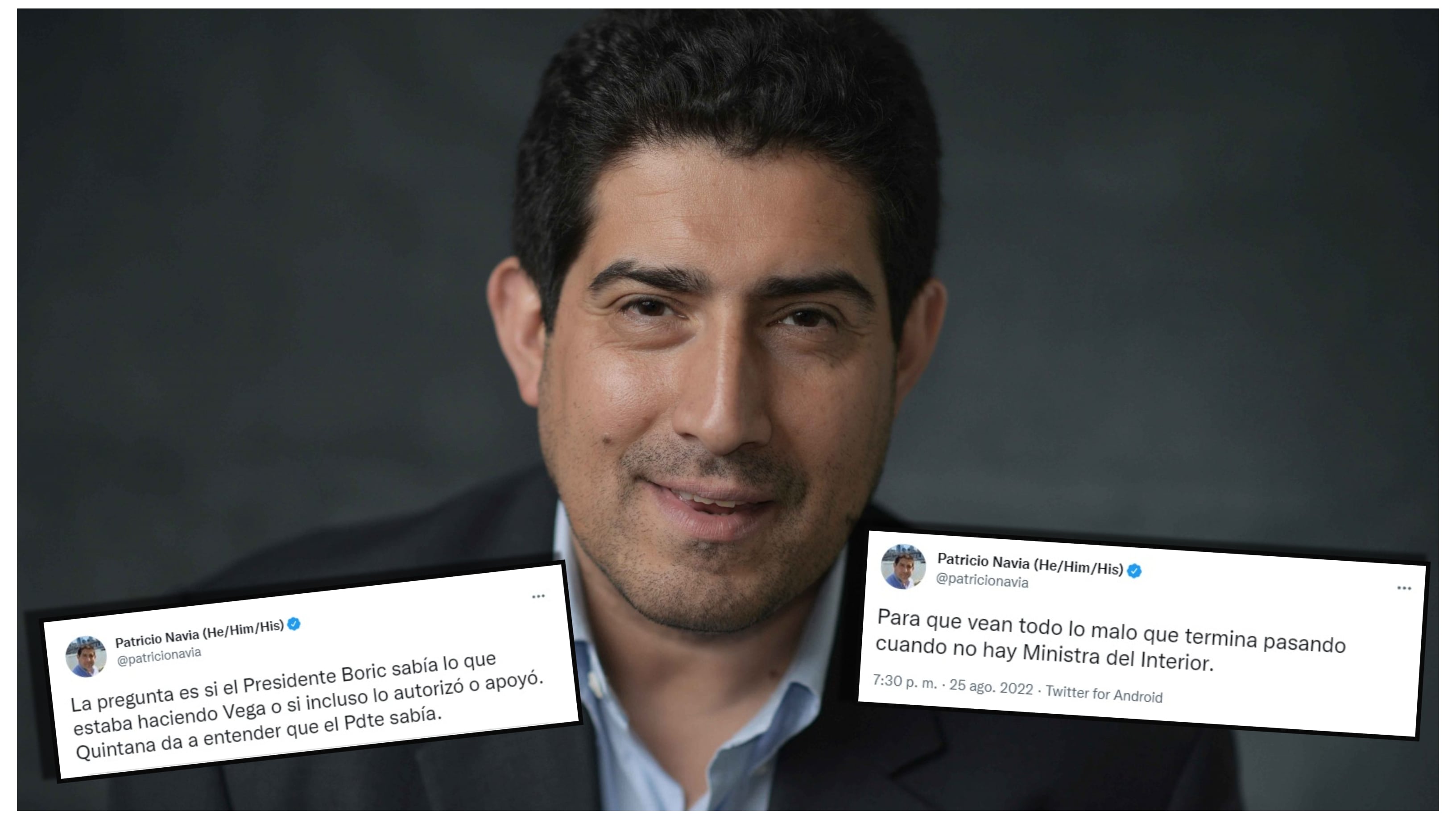 Patricio Navia publicó varios tuits criticando al Gobierno de Gabriel Boric.