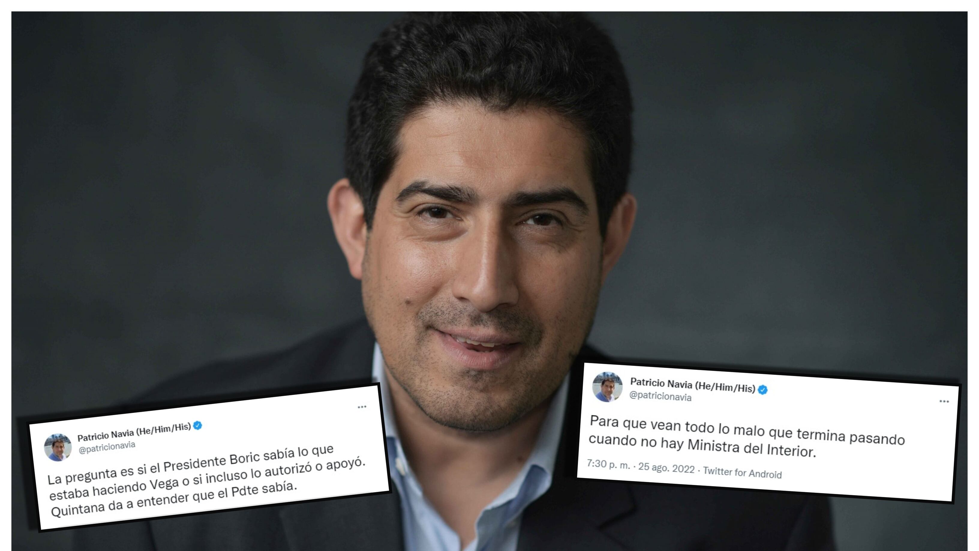 Patricio Navia publicó varios tuits criticando al Gobierno de Gabriel Boric.