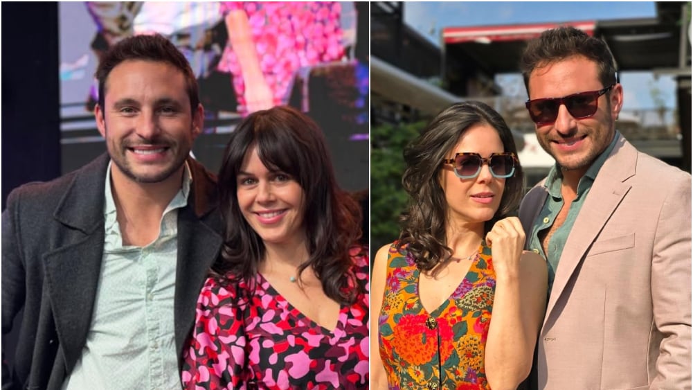 Francesco Gazzella y Carolina Varleta conducen un programa en radio Universo