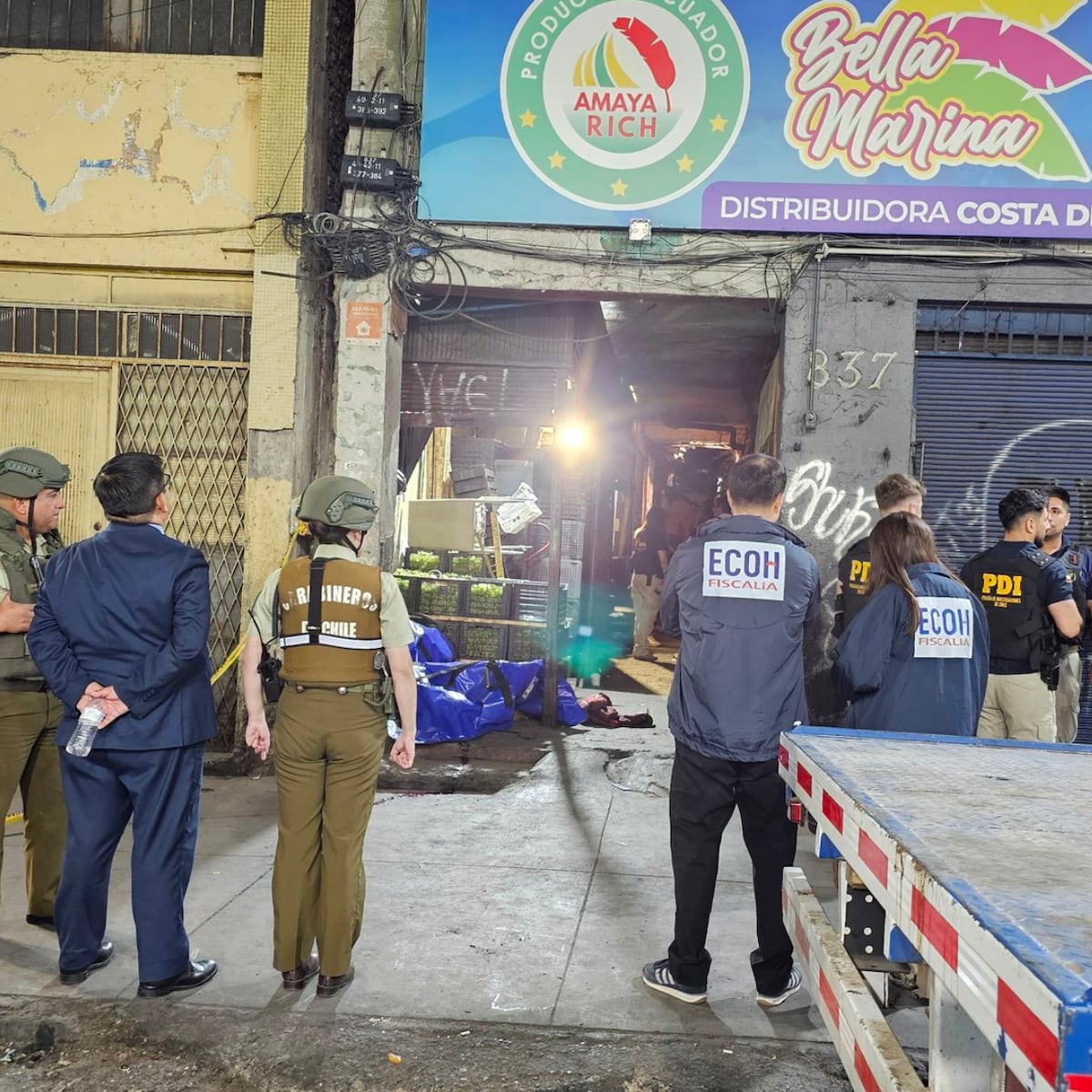 Hombre de 54 años muere baleado en local de la Vega Central Hombre de 54 años muere baleado en local de la Vega Central