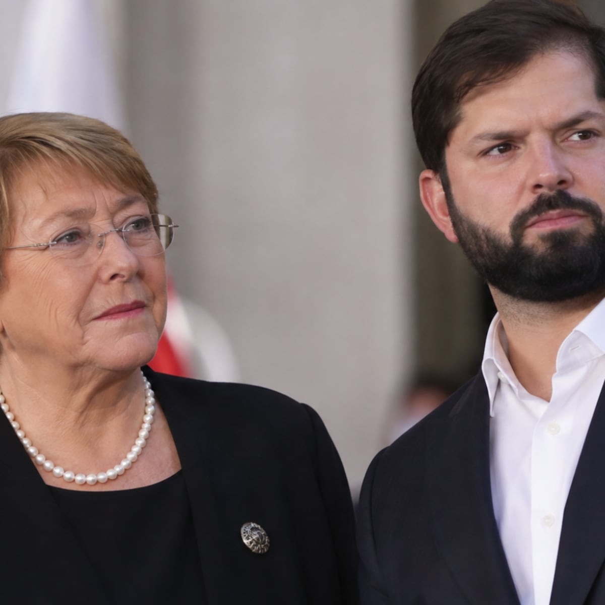 Bachelet y Boric cuestionan ingreso de Chile al Escudo de las Américas Bachelet y Boric cuestionan ingreso de Chile al Escudo de las Américas