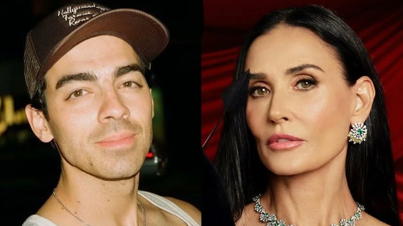 Captan a Joe Jonas y a Demi Moore juntos y sonrientes, fuentes aseguran que son muy amigos